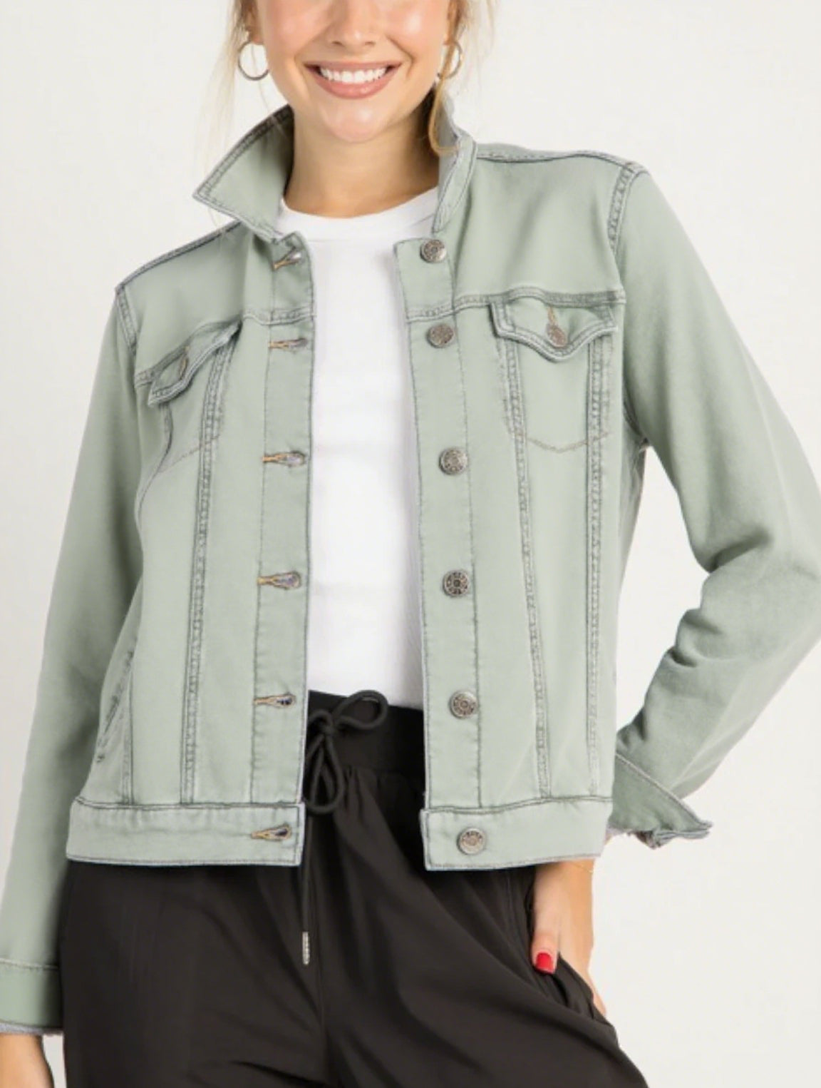 Soft Stretch Denim Jacket