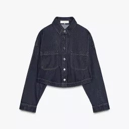 Fashion Jackson denim two-piece suit