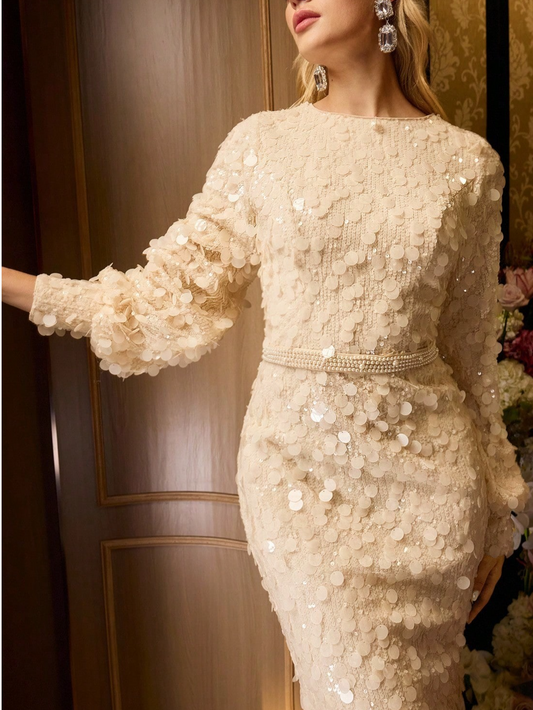 Sequin Mermaid Evening Dress