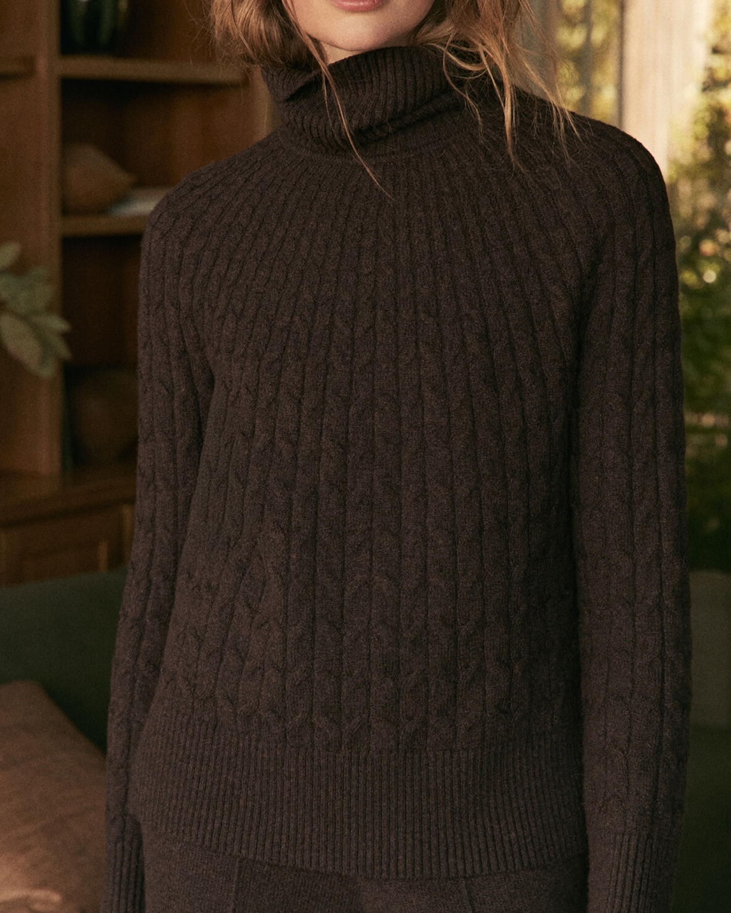 Organic Cotton Blend Gradient Cable Two Set