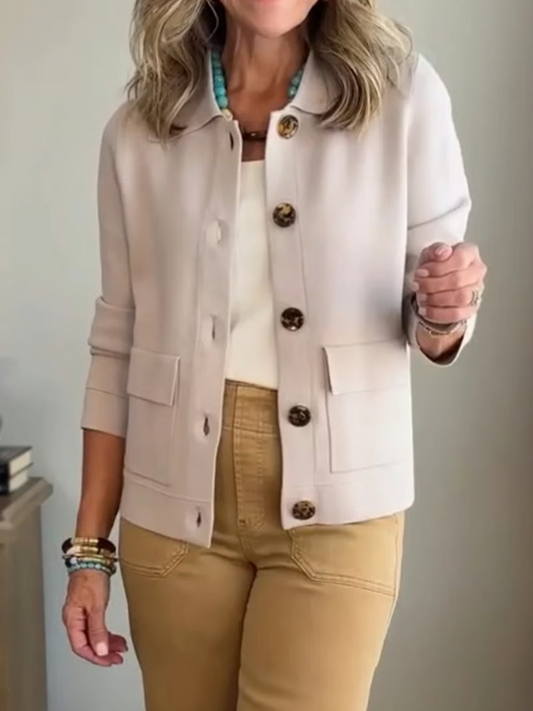 Women's Button-Front Cardigan Jacket