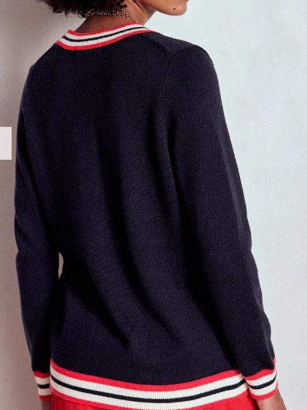 Retro Stripe Cardigan