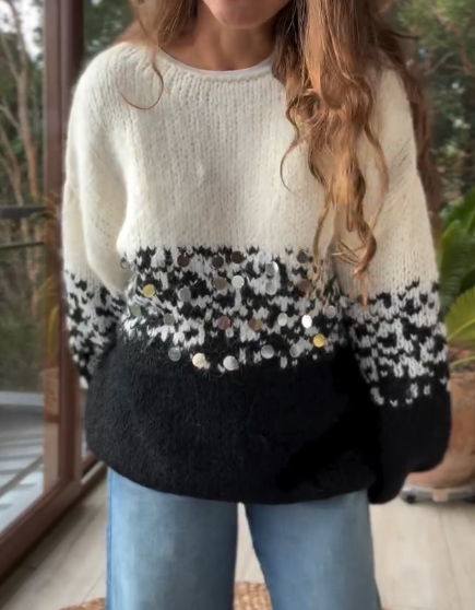 Dazzle Comfy Sequin Sweater