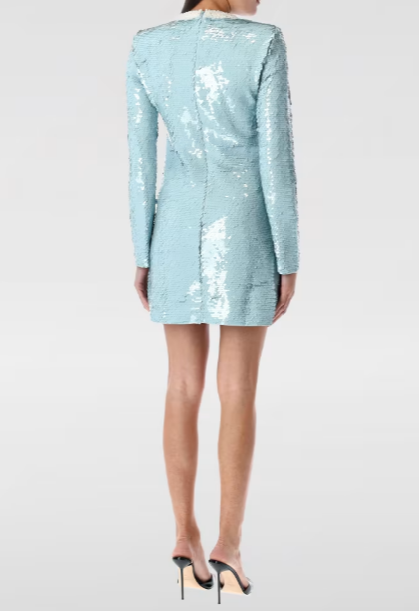 Baby Blue Sequin Dress