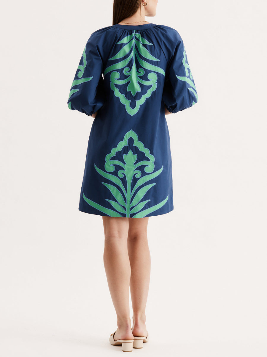 Chic Navy Casual Dress