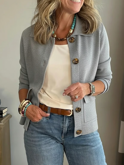 Women's Button-Front Cardigan Jacket