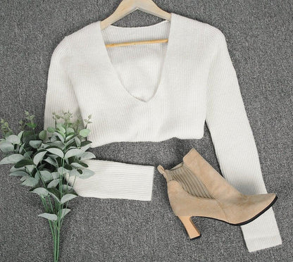 Back and Forth White Sweater
