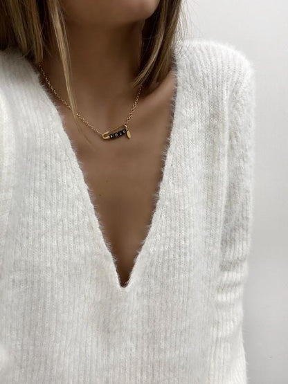 Back and Forth White Sweater