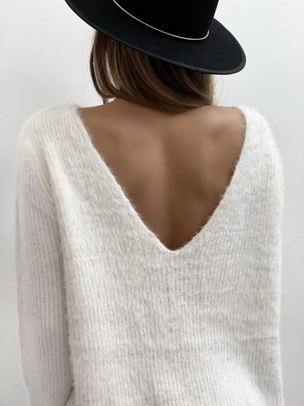 Back and Forth White Sweater