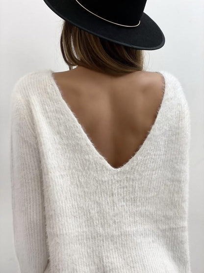 Back and Forth White Sweater