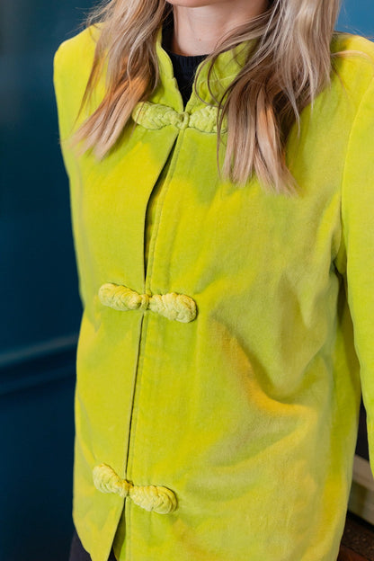 Mandarin Velvet Jacket