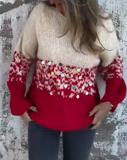 Dazzle Comfy Sequin Sweater