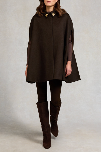 Elegant and casual shawl coat