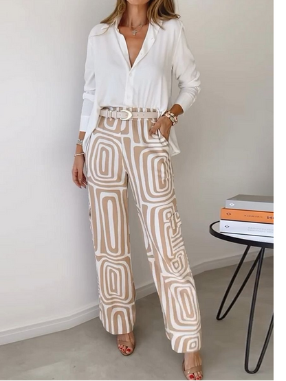 Basic Long Sleeve Two Piece Set