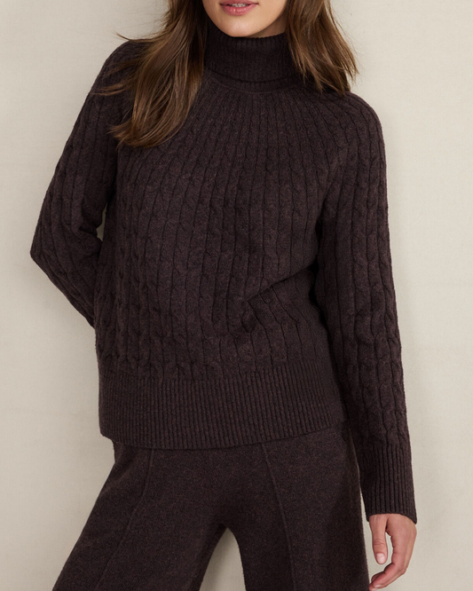 Organic Cotton Blend Gradient Cable Two Set