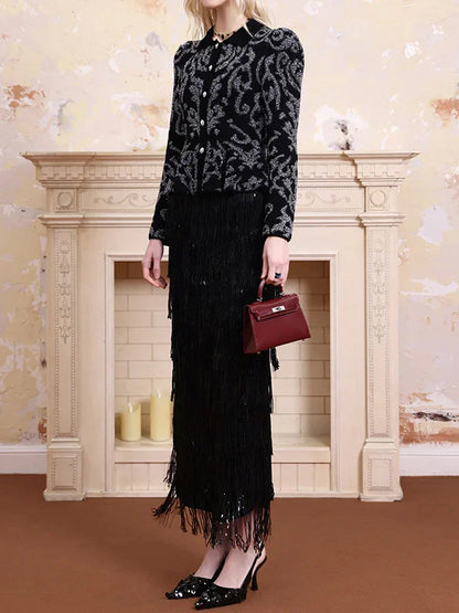 Velvet Long Sleeve Front Button Blouse