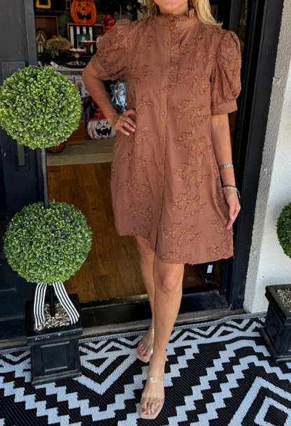Adorable Flower Short Dress