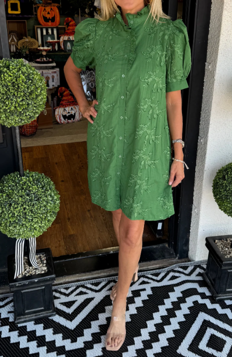 Adorable Flower Short Dress