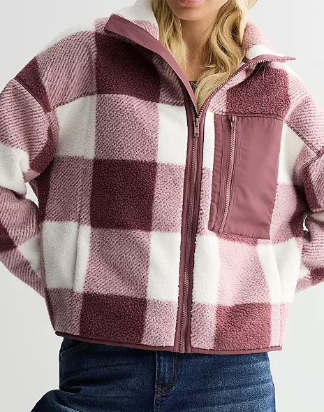 Comfy Casual Plaid Jacket