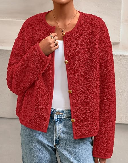 Chic Warm Button Down Cardigan