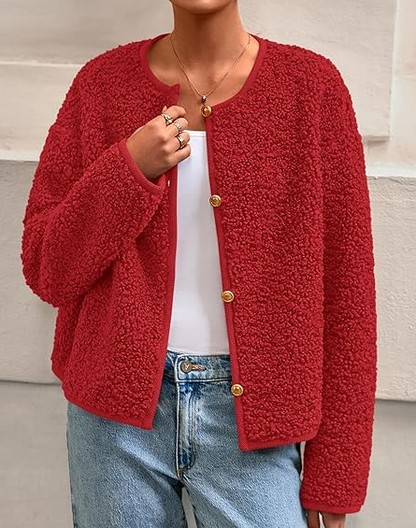 Chic Warm Button Down Cardigan