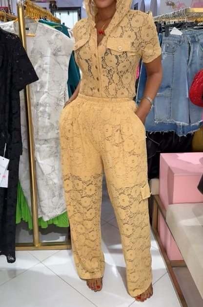 Chill Lace Hoodie Set
