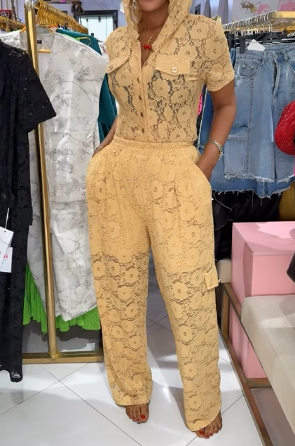 Chill Lace Hoodie Set