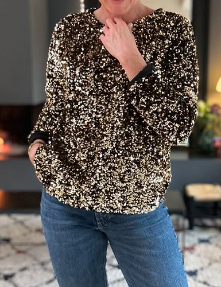 Dazzle Sequin Sweater