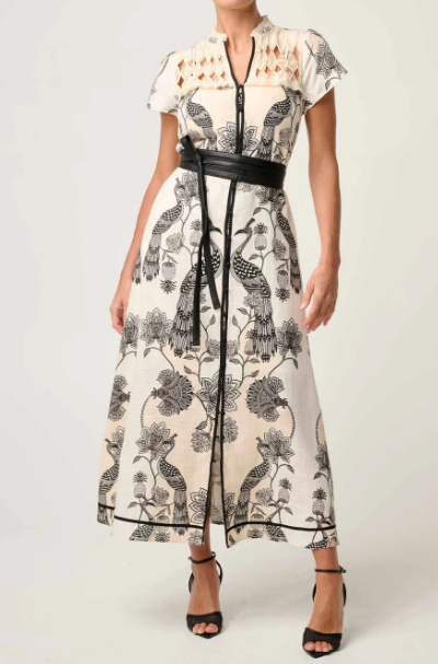 Divine Printed Midi Dress
