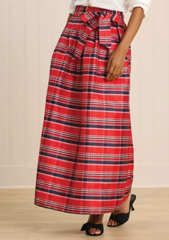 Red Plaid Holiday 2pc Set