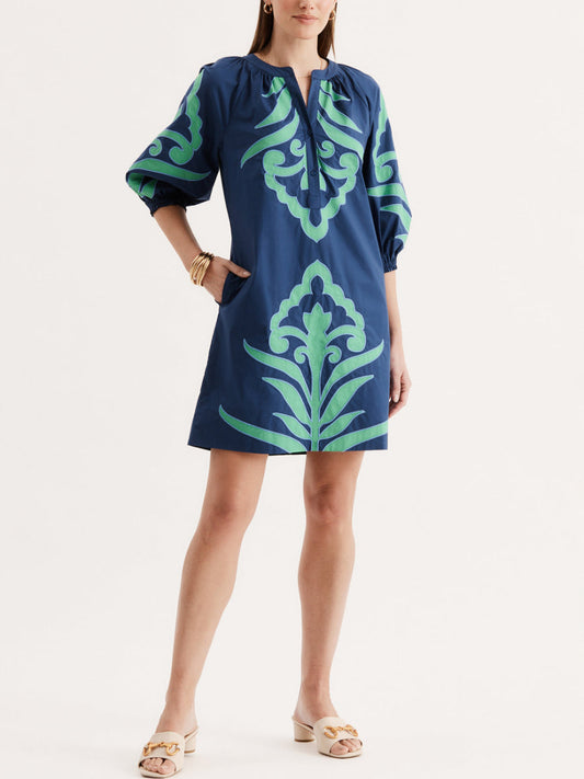 Chic Navy Casual Dress