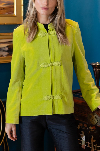 Mandarin Velvet Jacket