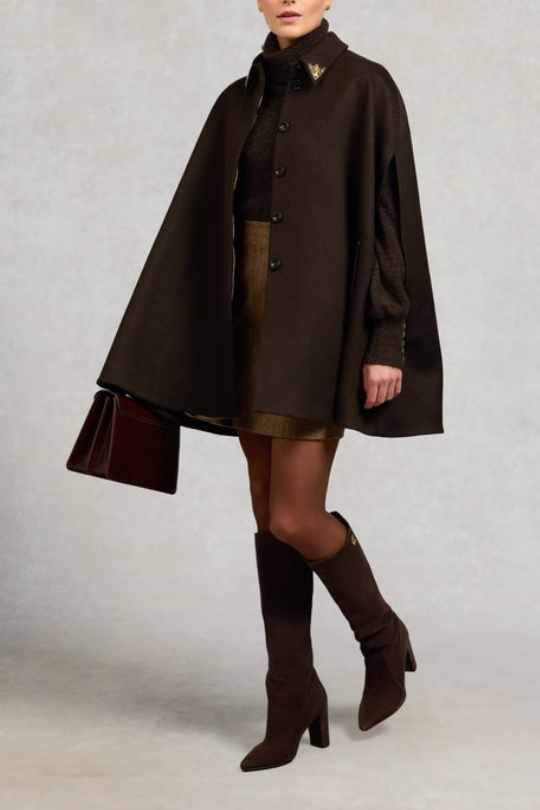 Elegant and casual shawl coat