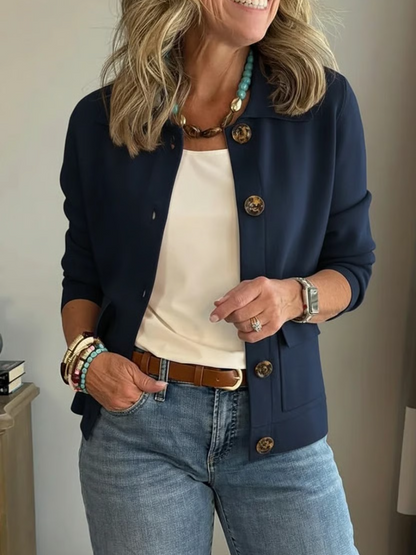 Women's Button-Front Cardigan Jacket