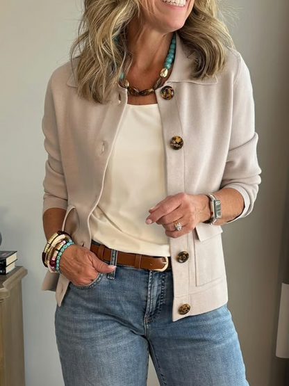 Women's Button-Front Cardigan Jacket