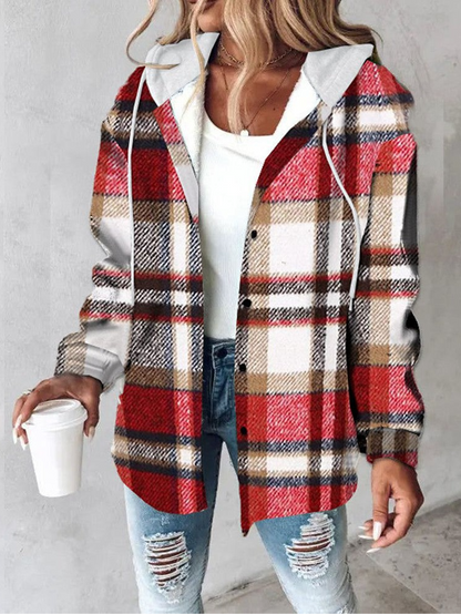 Showy Hoodie Print Outerwear